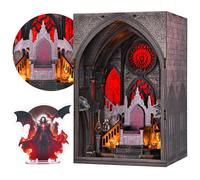 MiniCity Throne of Blood Book Nook Kit for Adults, 3D Wooden Puzzle Craft