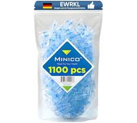 Minico Cigarette Filters 8mm - 1100 pcs, Micro Filter Tips for Regular & King Size Cigarettes, Compatible with Cigarette Papers, Rolling Machines, Tubes & Holders