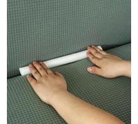 Minicoco 14pcs Sofa Slipcovers Tuck Grips, Anti-Skid Foam Pads, Tuck Clips, Covers Holder, Thickened Stretchable Furniture Protector with Stay-in-Place Design for Couches, Sectionals