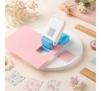 Minicoco Craft Paper Punch Rectangle Hole Puncher Portable Punch Cutter for DIY Cards, Paper Crafting, Scrapbooking（2.6 x 2.1cm）