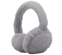 Minicoco Ear Muffs Warmer Earmuffs Foldable Ear Muff Winter Ear Muffs Fluffy Ear Warmer Thermal Plush Funny Earmuffs for Mens Womens Cycling, Skiiing, Running (Grey)