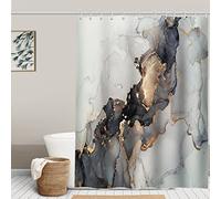 Minicoco Shower Curtain Waterproof and Mould Mildew Resistant with 6 Hooks,100% Polyester Door Curtain Window Curtain Suit for Bathroom, School Dormitory, Fitting Room, Sundry Room,180 x 180 cm