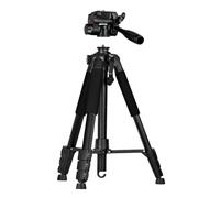 MINICOR Tubular Steel Camera Tripod with 4 Levels Telescopic Adjustment (MAX Load 3kg/Folded Size 43.5cm) - Suitable for Travel, Vlogs and Professional Photography - Includes Oxford Bag