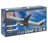 Minicraft Models 1:144 Scale U.S.A.F C-32B Model Kit