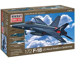 Minicraft Models 1:72 Scale F-18 US Naval Aviation Centennial Model Kit