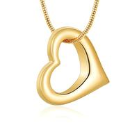 Minicremation Cremation Jewelry for Ashes Heart Urn Necklace for Ashes for Women Men Funeral Cherish Memorial Keepsake Jewelry to Keep Pendant Someone Near to You