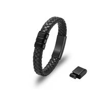 Minicremation Cremation Jewelry Urn Bracelet for Ashes Leather Rope Wrap Wrist Band Cuff Ashes Bangle Cremation Urn Bracelet for Ashes for Women Men