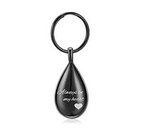 Minicremation Urn Necklaces for Ashes Carved Always in my heart Teardrop Keepsake Ashes Necklace Urn Pendant Cremation Memorial Jewelry