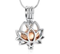 Minicremation Urn Necklaces for Ashes Carved Always in my heart Teardrop Keepsake Ashes Necklace Urn Pendant Cremation Memorial Jewelry (Sliver-Rose Gold)