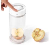 Minidiva Smart Vacuum Container, Automatic Electric Airtight Glass Jar for Food Coffee Storage Meal Prep (White-1350ml-1)