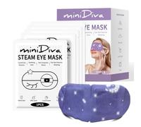 Minidiva Steam Eye Mask for Dry Eyes, 30Pcs Self Heating Spa Warm Eye Mask Relax Sleep Mask, Disposable Heated Eye Mask for Dark Circles Eye Fatigue, Relieve Stress Eye Fatigue (Lavender)
