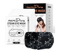 Minidiva Steam Eye Mask for Dry Eyes, 30Pcs Self Heating Spa Warm Eye Mask Relax Sleep Mask, Disposable Heated Eye Mask for Dark Circles Eye Fatigue, Relieve Stress Eye Fatigue (Graphene)