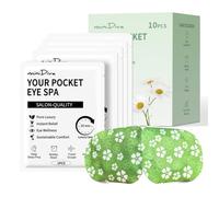 Minidiva Steam Eye Mask, Self-Heating for Dry Eyes, Dark Circles & Stress Relief (Chamomile, 1 count (Pack of 30))