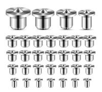 MINIEASE 32 Pcs Wood Dowel Tenon Centers Set, 6/8/10/12mm Dowel Pin Center Woodworking Alignment Tool