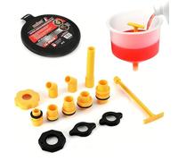 Minifactory 15PCS Radiator Funnel Fill Kit with Spill Proof Coolant Filling System - No Spill Bleeder Tool for Car Radiator Maintenance Cooling System Refilling for Most Vehicles