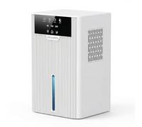 Minifactory 2.4L Dehumidifier for Bedroom, Ultra-Quiet <44dB Small Room Dehumidifier with 10 Colour Mood Light & 24H Timer, Energy Efficient Electric Dehumidifier for Drying Clothes, Condensation & Da