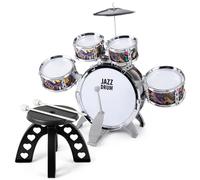 Minifactory 3 Piece Kids Drum Set, Complete Junior Drum Kit with Drum