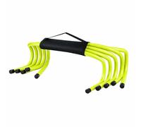 Minifactory 5pcs Fixed Soccer Training Hurdle Barrier Set, Agility & Obstacle Training Equipment for Soccer & Basketball, Sports Training Hurdles for Jumping, Speed & Fitness Drills (Green)