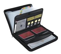 Minifactory Fireproof Document Bag A4 - Waterproof Expanding File Organiser with Handle, Silicone-Coated Fibreglass Important Document Folder for Passports, Certificates, Home Office & Travel (Black)