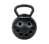 Minifactory Soft Kettlebell 4kg 5kg 6kg, Iron Sand Filled Kettlebells with Non-Slip Handle, Durable Fabric Covered Fitness Weight for Strength Training, Home Gym, Bodybuilding (Black)
