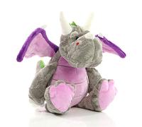 Minifeet Dragon Smilla with Free Sticker Set - Dragon Strong Cuddly Buddy and Adventurer - Plush Toy - Gift for Baby Children Friends Partner Mother's Day