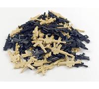 Minifigs Weapon Pack 110Pcs/Set, Compatible with Most Brand Mini People Designed for Minifigs Hands