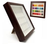 Minifigure Display Case, Figure Display Box, 3D Shadow Box Frame (Brown)