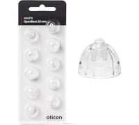 Minifit Open/Opem Bass 10mm (Large) Domes,Hearing aid Domes, for Oticon Bernafon Sonic Philips MiniRite Hearing Aids Supplies (1 pack/10 Domes Total) Genuine OEM for Oticon
