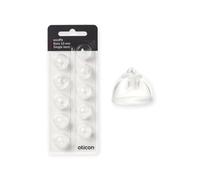 MinifitBass Single Vent 10mm (Medium) Domes,Hearing aid Domes, for Oticon Bernafon Sonic Philips MiniRite Hearing Aids Supplies (1 pack/10 Domes Total) Genuine OEM for Oticon