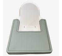 Minifolk High Chair Full Cover Mat Tray Made For IKEA ANTILOP BPA Free Silicone Placemat Dishwasher Safe Baby Toddler (Thyme)