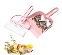 MiniHand Broom and Dustpan Set, MiniDesktop SweeperCleaning Brush with Dustpan Small Broom, Keyboard Brush , Household Small Dustpan Two-Piece Set for Desk Home
