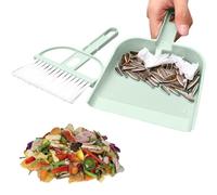 MiniHand Broom and Dustpan Set, MiniDesktop SweeperCleaning Brush with Dustpan Small Broom, Keyboard Brush , Household Small Dustpan Two-Piece Set for Desk Home