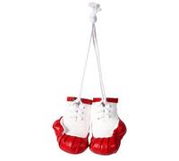 minii Boxing gift keychain - Boxing Gloves Car Mirror Hanger, Car minii Boxing Gloves Pendant | Pu Leather Boxing Gloves Pendant, Multifunctional Car Interior Decor Bag Pendants Suitable For Car Bag
