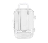 Minii Suitcase Favor Box | Tiny Suitcases | Clear Miniature Candy Box | Travel Packaging Box | Suitcase Candy Box for Birthday, Weddings, Old Home Decoration