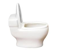 Minii Toilet Planter - Funny Pot, Unique Ceramic Plant Pot with Drainage Holes | Novelty Toilet-Shaped Indoor Plant Pots for Succulents, Cactus, Balcony, Study, and Living Room Decor