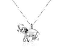 MiniJewelry Elephant Urn Necklaces for Ashes Cremation Jewelry Keepsake for Adult Women Men Human Family Loved One