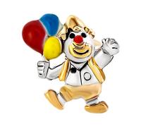 MiniJewelry Happy Clown Balloons Charm fits Pandora Moments Bracelets Women Girls Daughter Sister Family Niece Birthday