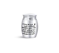 MiniJewelry Mini Cremation Urn for Ashes Memorial Keepsake Cremation Bottle Heaven Family Auntie Uncle Mother Father Mum Dad Brother Sister