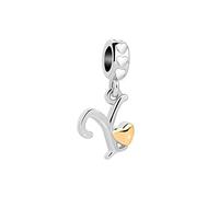 MiniJewelry Y Letter Name Initial Alphabet Love Heart Charm Compatible with Pandora Charms Bracelets Girls Mom Sister Birthday Women BFF