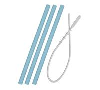 MinikOiOi 101110017 3 Straws with Blue Brush