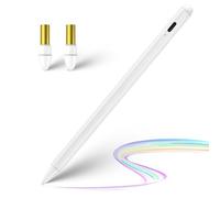 Minilabo iPad Pencil for 2018-2026 Series, Palm Rejection, White | Fast Charging Active Pen Compatible with Apple iPad 6-11 Gen, iPad Pro 11"/12.9"/M4/M5, and iPad Air 3/4/5/M2/M3