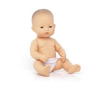 Miniland 31035 32 cm Asian Boy Doll Without Underwear