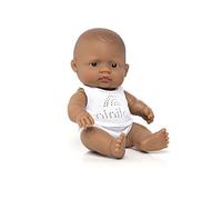 Miniland 31127 Baby Doll Hispanic Boy Small, Multi-Color