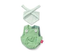 Miniland 31667 green bib set with handkerchief 21cm