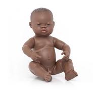Miniland African Newborn Doll 40 Cm Brown