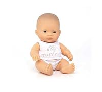 Miniland Miniland31145 21 cm Asian Boy Doll without Underwear in Bag