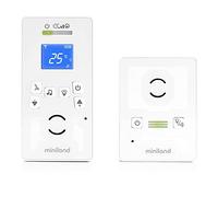 Miniland Luxe Baby Monitor White One Size / EU Plug 220V Kids