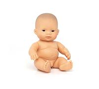 Miniland Baby Doll 21 cm - Very Light Skin Tone, Pretend Play and Learning
