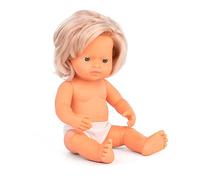 Miniland doll 31052 caucasian girl 38 cm