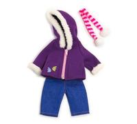 Miniland Doll Clothes Cold Weather Set for 32 cm Dolls, blue and purple, 31637